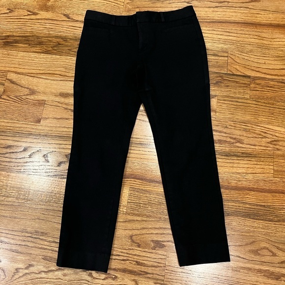 Banana Republic Sloan Slim Ankle Pants size 4 in black. 4 in-set pockets. - Picture 2 of 8